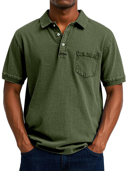 Henrik™  | Klassisk Poloshirt med Knapper