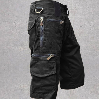 Johan™ | Praktiske Shorts med Elastisk Talje og Lynlåslommer
