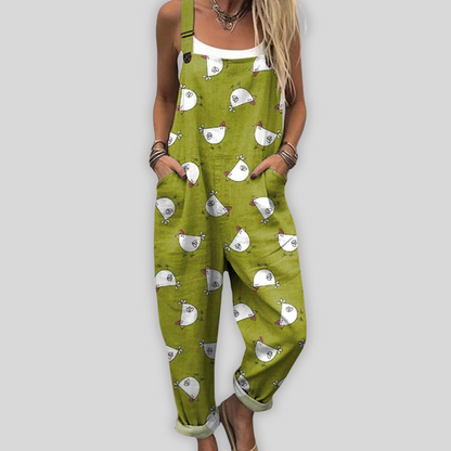 Aukje™ | Elegant Jumpsuit med Ledig Passform för Avslappnad Stil