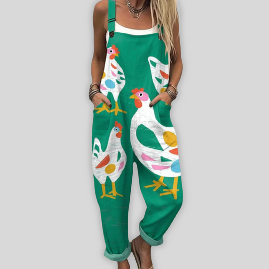 Aukje™ | Elegant Jumpsuit med Ledig Passform för Avslappnad Stil