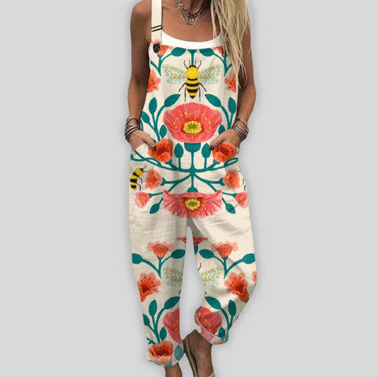 Aukje™ | Elegant Jumpsuit med Ledig Passform för Avslappnad Stil